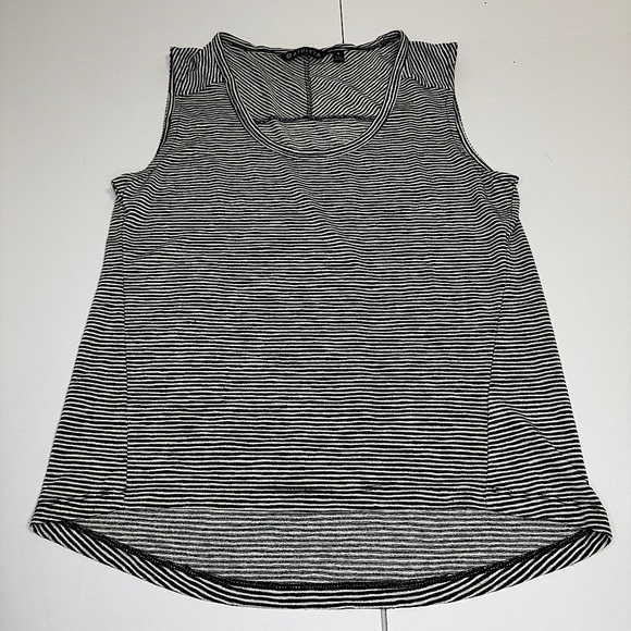 Athleta Black & White Striped Modal-Blend Top – Size S – Soft & Lightweight - Picture 1 of 12